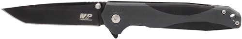 S&W KNIFE M&P M2.0 2-TONE CLIP - FOLDER 3.5" TANTO FNGR FLIPPER