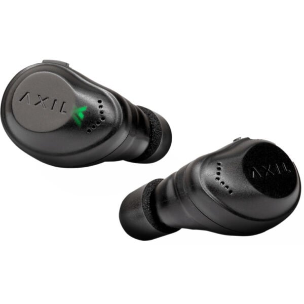 Axil XCOR Wireless Tactical Earbuds w/ Touch Controls & Bluetooth Black