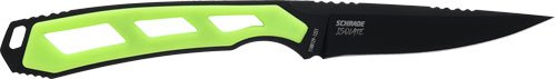 SCHRADE KNIFE ISOLATE CAPER - FIXED 3" AUS-10 BLACK/GREEN