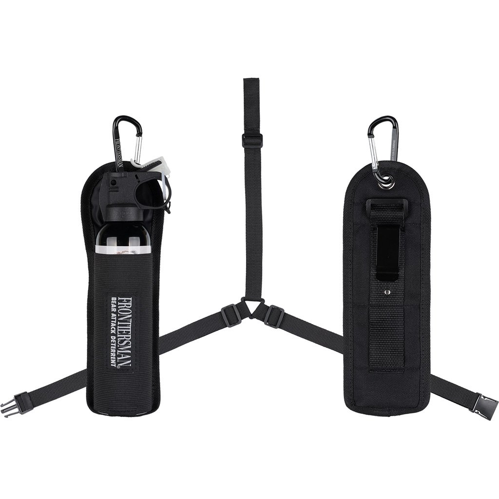 1203216_1.jpg Sabre Frontiersman Bear Spray 9.2 oz with 3-in-1 Chest Holster