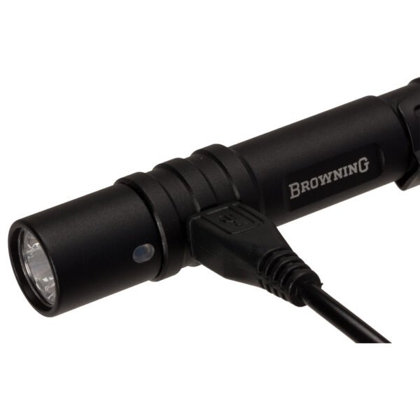 Browning Microblast USB Flashlight Black 160 Lumens