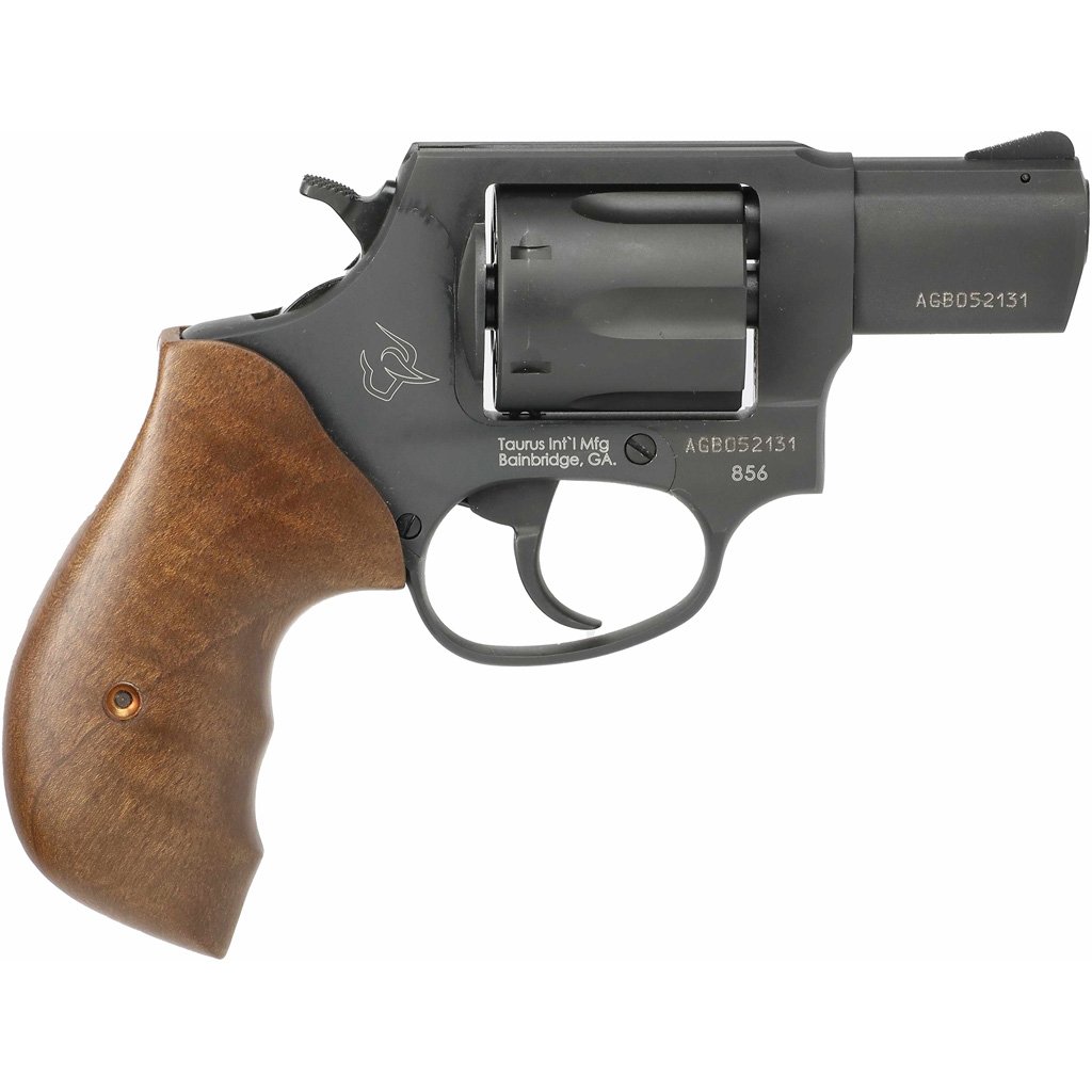 1211997_1.jpg Taurus 856 Revolver 38 Spl. 2 in. Black/Turkish Walnut Grips 6 rd.