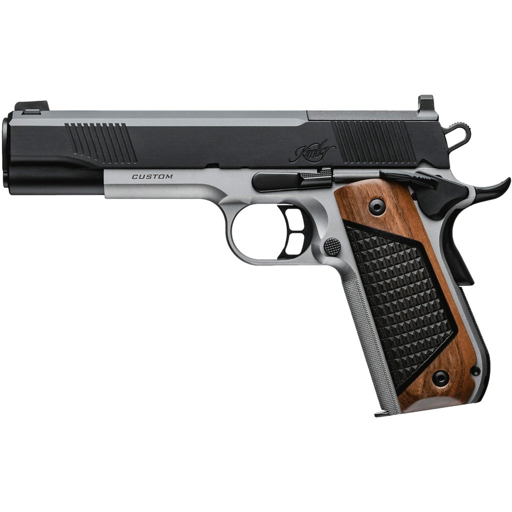 Kimber Custom Two-Tone Pistol 45 ACP 5 in. Black/Matte Stainless OR 7 rd. - Image 2