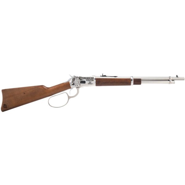 Heritage R92 American Revolution Rifle 45 Colt 18 in. Polished Stainless/Engraved 8 rd