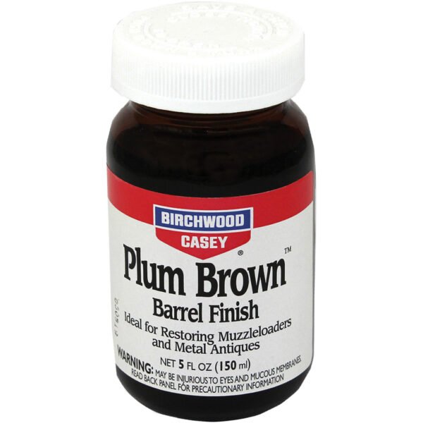 Birchwood Casey Plum Brown Barrel Finish Jar 5 oz.