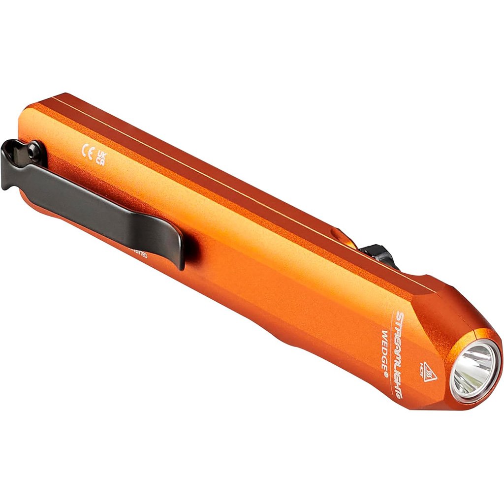 Streamlight WedgeXT Flashlight 1000 Lumen Orange w/Cable - Image 2