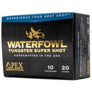 Apex Waterfowl TSS Shotgun Ammo 20 ga. 3/4oz 3 in. #8 Waterfowl 10 rd
