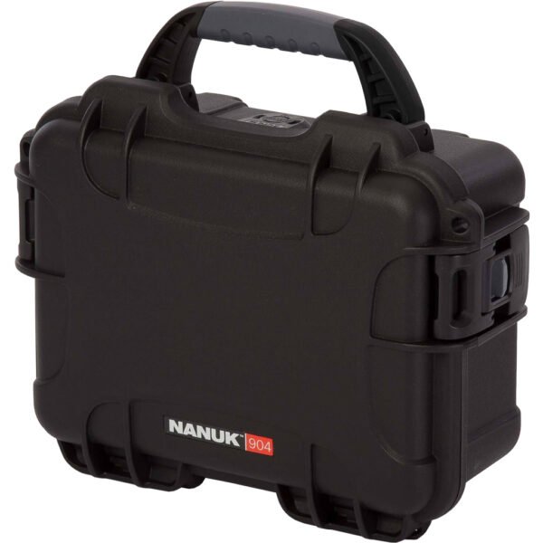 Nanuk Pistol and Accessory Hard Case w/Foam Black 8.4 in. x 6 in. x 3.7in