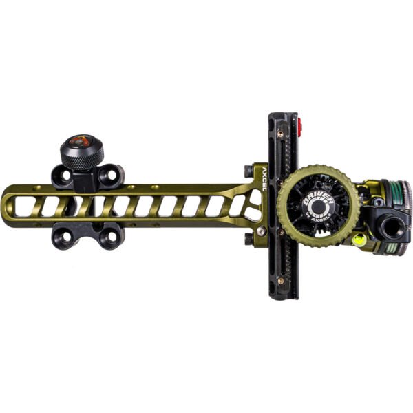 Axcel Driver Plus Slider Sight w/AVX-31 Scope Tactical BH .019 Green Fiber Single Pin RH