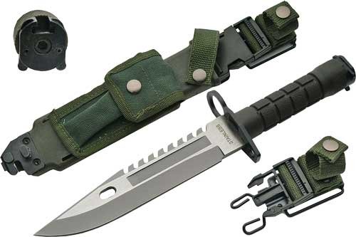 SZCO RITE EDGE 7.75" M-9 - COMMANDO KNIFE W/SHEATH