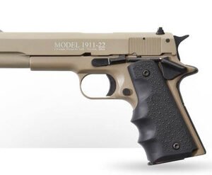 Chiappa Firearms 401.120 1911-22 Pistol 22LR 5" 10+1 Tan/Hogue Rubber Grips
