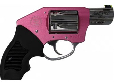 Charter Arms Model 53812 Coyote .380 ACP 2" 5 Rounds Pink/Hi-Polish Concealed Hammer