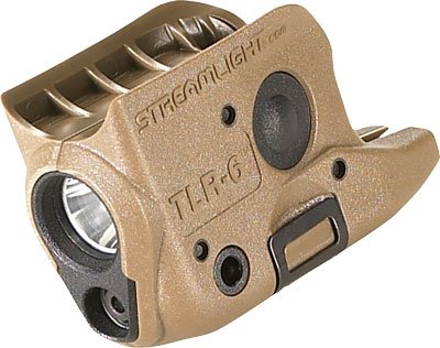 STREAMLIGHT TLR-6 LIGHT/LASER - FOR GLOCK 42/43 FDE BROWN