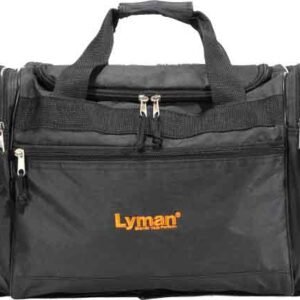 LYMAN HANDGUN RANGE BAG - BLACK NYLON W/CARRY STRAP