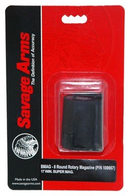 SAVAGE MAGAZINE B-MAG SERIES - 17WSM 8RD BLUED