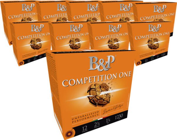 B&P 12GA 2.75" 1-1/8OZ #7.5 - 1230FPS 250RD CASE LOT