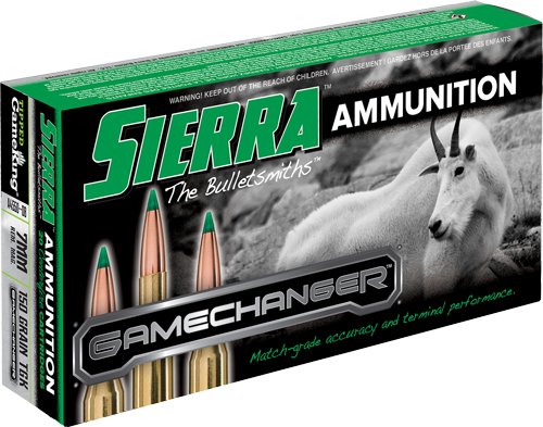 SIERRA 7MM REM MAG 150GR - TIPPED GAME KING 20RD 10BX/CS