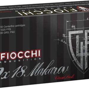 FIOCCHI 9MM MAKAROV 95GR FMJ - 50RD 20BX/CS