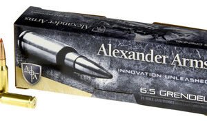 Alexander Arms 6.5 Grendel Ammunition AB129SSTBOX 129 Grain SST 20 Rounds