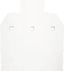 BASH TARGET AR500 SILHOUETTE - HALF SIZE 9"X15"-3/8" THICK