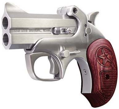 Bond Arms BATD-357MAG Texas Defender .357 Mag/.38 SPL 3" Rosewood/Stainless Steel
