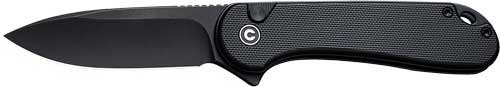CIVIVI KNIFE ELEMENTUM II 2.96 - " G-10/BLK STONEWASH BTTNLOCK