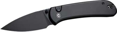 CIVIVI KNIFE QUIBIT 2.98" BLK/ - BLK STONEWASH BUTTON LOCK