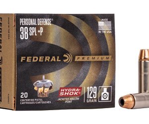 FED HYDRA-SHOK 38+P 129GR HP 20/500