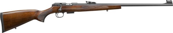 CZ 457 LUX 22WMR 24.5" - BLUED BARREL WALNUT STOCK