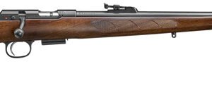 CZ 457 LUX 17HMR 24.5" - BLUED BARREL WALNUT STOCK