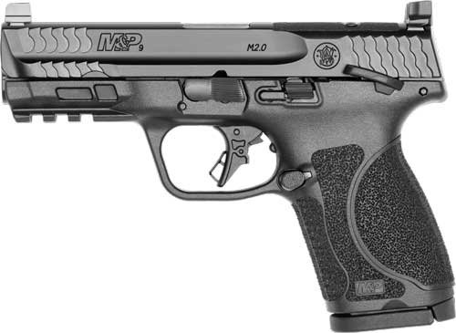 S&W M&P9 M2.0 COMPACT 15-SH 4" - OPTIC READY THUMB SAFETY BLK