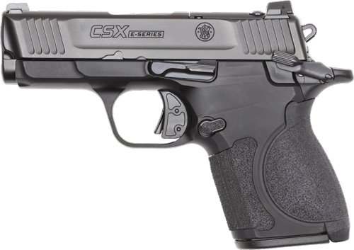 S&W CSX MICRO-COMP E-SERIES - 3.1" 9MM SAFETY 2-10RD MAGS BL