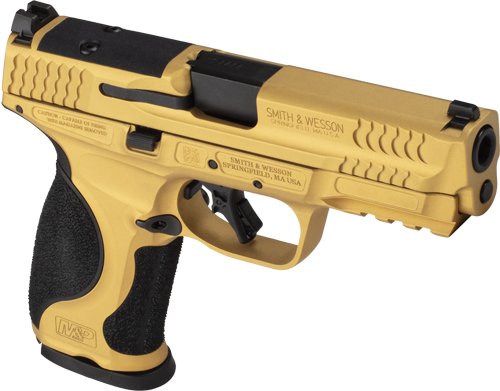 G14303_TOP-ANGLE.jpg S&W M&P9 M2.0 METAL 9MM 4.25" - 17-SHOT GOLD CERAKOTE - Image 3