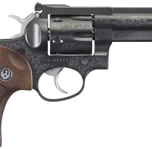 RUGER GP100 DELUXE 4" ENGRAVED - BLUED ADJ. (TALO)