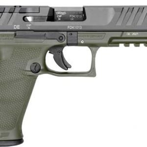 WALTHER PDP OR 9MM 4.5" - 18-SHOT GREEN POLYMER FRAME