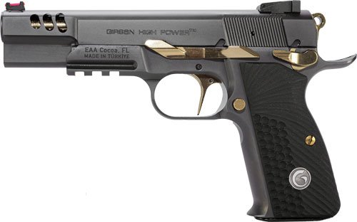 GIRSAN MCP35 NEGOTIATOR 9MM - 4.87" TITANIUM/GOLD 15+1 TALO