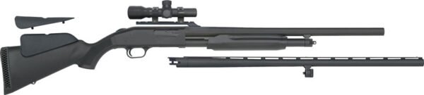 MOSSBERG 500 COMBO 12GA 3" - 28"VR 24"RIFLED & 2.5X20 SCOPE