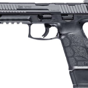 HK VP9A1 F OPTICS READY 9MM - 4.5" BBL 1-17RD 1-20 MAG BLACK