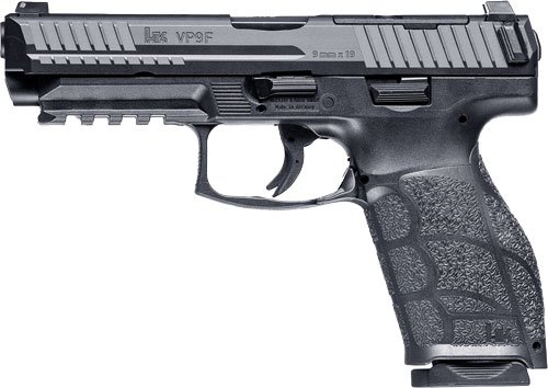 HK VP9A1 F OPTICS READY 9MM - 4.5" BBL 2-10RD MAGS BLACK