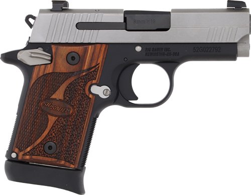 SIG P938 9MM 3" SAO XRAY3 - 6/7RD TWO-TONE/WALNUT
