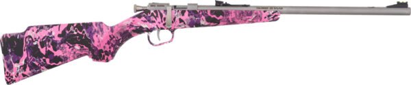 HENRY H5 MINI BOLT YOUTH 22LR - GEN 2 16.25" SS/SYN MUDDY GIRL