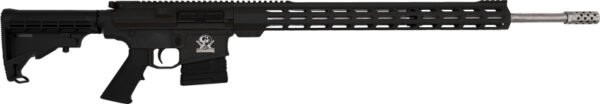 GLFA AR10 RIFLE 243 WIN - 24" S/S BBL 5-SHOT BLACK