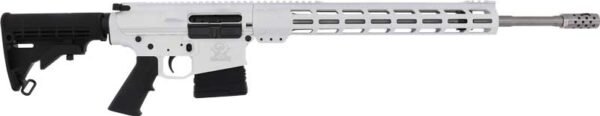 GLFA AR10 RIFLE 6.5CM 20" S/S - BBL 10-SHOT WHITE