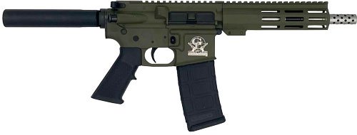 GLFA AR15 PISTOL 223 WYLDE - 7.5" STAINLESS BBL OD GREEN