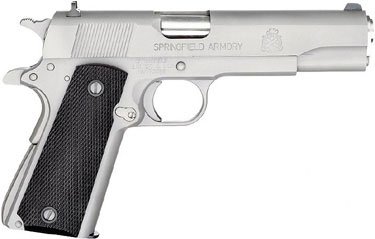 SPRINGFIELD MIL-SPEC 1911   45 - ACP 5" 7RD STAINLESS CA COMP