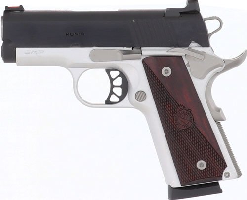 GPX9123L_LEFT.jpg SPRINGFIELD 1911 RONIN 9MM 3" - 9RD SS/BLUED WOOD GRIPS - Image 2