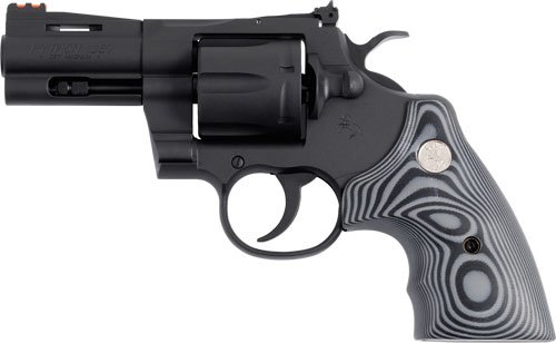 COLT PYTHON 357MAG 3" 6RD - MATTE BLUED BLACK G10 GRIPS