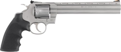 COLT PYTHON 357MAG 8" 6RD - MATTE STAINLESS HOGUE GRIPS