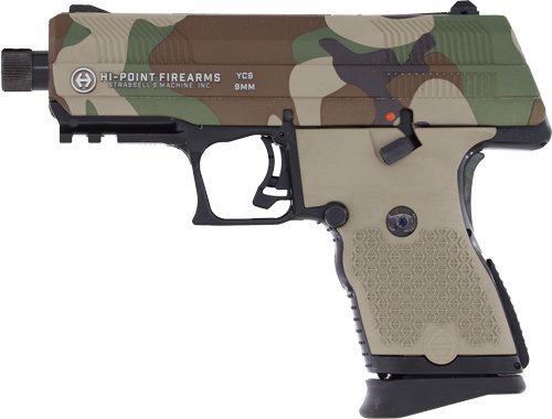 HI-POINT PISTOL YC9 9MM 10RD - 3.93" M81 US WOODLAND CAMO