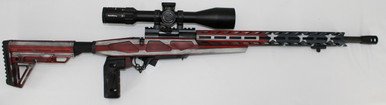 Howa HCRA70620USAMDT M1500 Mini Chassis 6.5 Grendel 20" 5+1 USA Flag Cerakote W/ 4-16x50 Scope, 2 Grips, Bipod